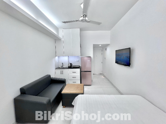 1 Bedroom Single Flats with cozy interior for Rent in Dhaka